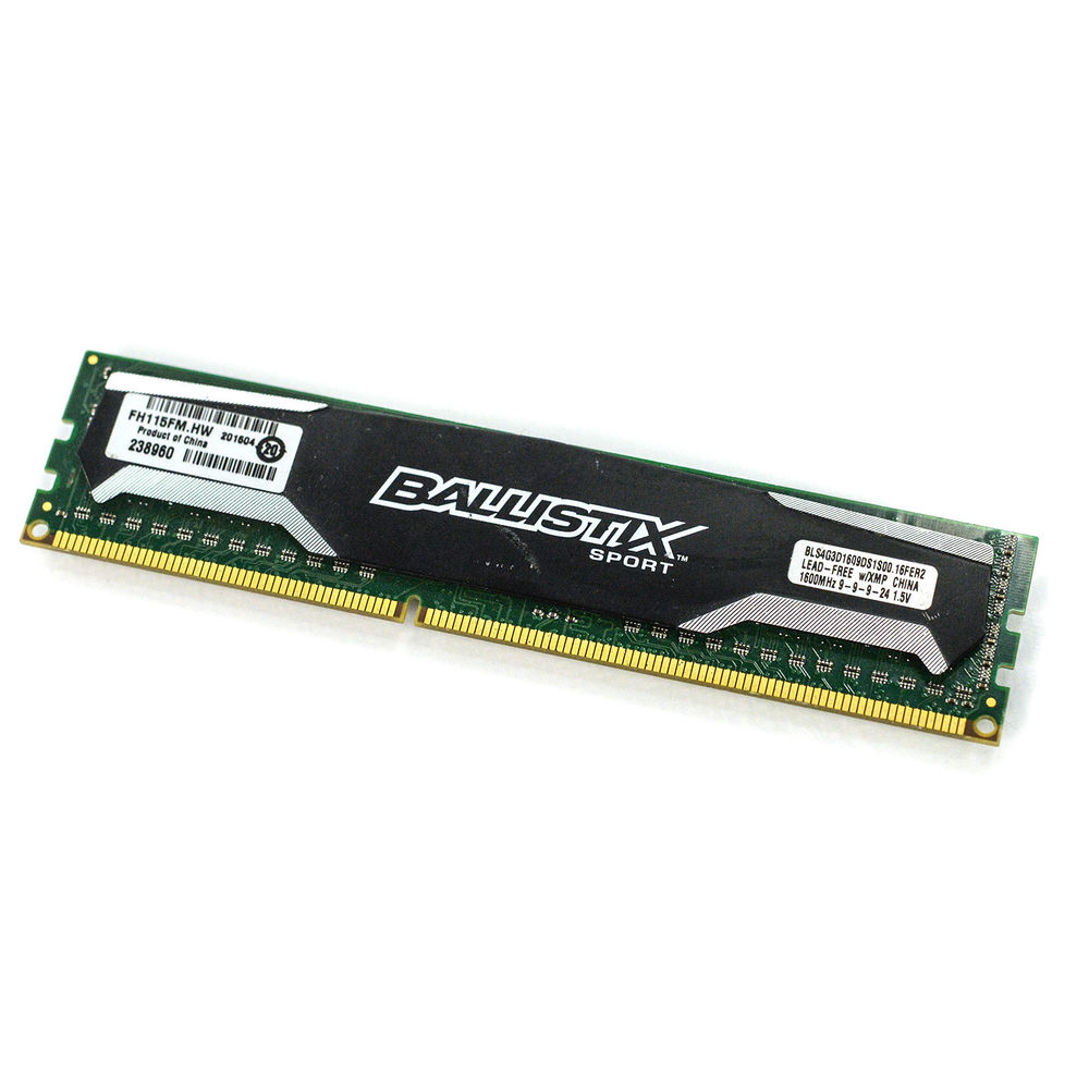 Crucial Ballistix Sport 8GB DDR4 2400Mhz